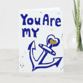 あなたは私のいかりの挨拶状 カード (正面)