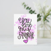 あなたは私のお気に入りのです。 ポストカード (スタンド正面)