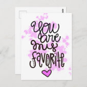 あなたは私のお気に入りのです。 ポストカード (正面/裏面)