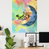 あなたは私のお気に入りのインクウォーター引用文 ポスター (ホームオフィス)