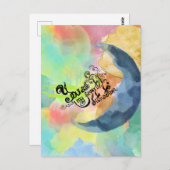 あなたは私のお気に入りのインクウォーター引用文 ポストカード (正面/裏面)