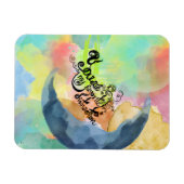 あなたは私のお気に入りのインクウォーター引用文 マグネット (横)