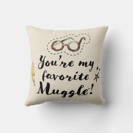 あなたは私のお気に入りのマグル™ クッション (裏面)