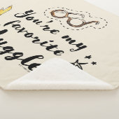 あなたは私のお気に入りのマグル™ シェルパブランケット (3/4)