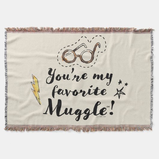 あなたは私のお気に入りのマグル™ スローブランケット (正面)