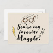 あなたは私のお気に入りのマグル™ ポストカード (正面/裏面)