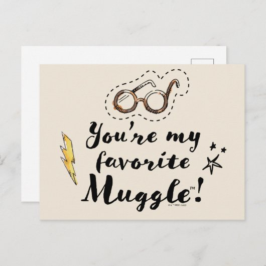 あなたは私のお気に入りのマグル™ ポストカード (正面/裏面)