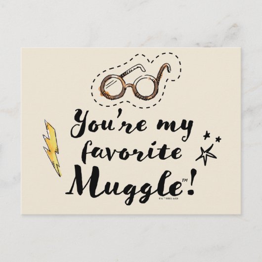 あなたは私のお気に入りのマグル™ ポストカード (正面)