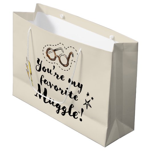 あなたは私のお気に入りのマグル™ ラージペーパーバッグ (正面アングル)