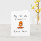 あなたは私のお気に入りの人間だよ カード (黄色い花)