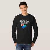 あなたは私のお気に入りの通知 バレンタインデーの愛 Tシャツ (正面フル)