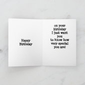 あなたは私のお気に入りの*トリマー**誕生日 カード (内部)