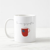 あなたは私のお茶のカップだ コーヒーマグカップ (左)
