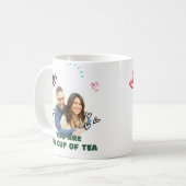 「あなたは私のお茶のカップ」カップル写真コーヒーマグ コーヒーマグカップ (正面左)