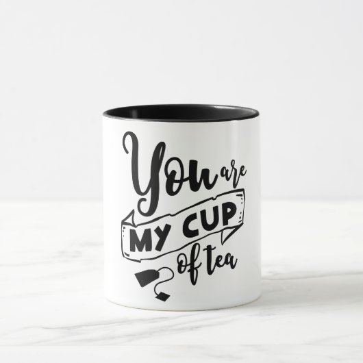 あなたは私のお茶のカップ – マグカップ (中央)