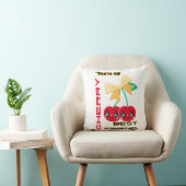 あなたは私のさくらんぼ最高の友達 クッション (椅子)