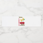 あなたは私のさくらんぼ最高の友達 ペットボトルラベル (シングルラベル)