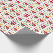 あなたは私のさくらんぼ最高の友達 ラッピングペーパー (角)