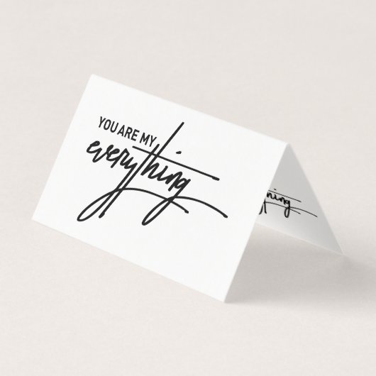 あなたは私のすべてのバレンタインのギフト愛の引用文 (正面)