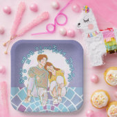 あなたは私のそばにいてくれてありがとう。（韓国語） ペーパープレート (パーティー)