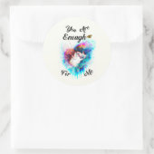 あなたは私のために十分なビースティカップル愛バレンタイン ラウンドシール (バッグ)