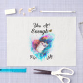 あなたは私のために十分なビースティカップル愛バレンタイン 薄葉紙 (クラフト)