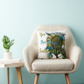 あなたは私のひまわり装飾用クッション クッション (椅子)