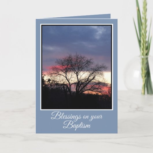 あなたは私のもの 大人の洗礼カード カード (正面)