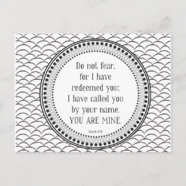 あなたは私のもの、黒と白の聖書 ポストカード