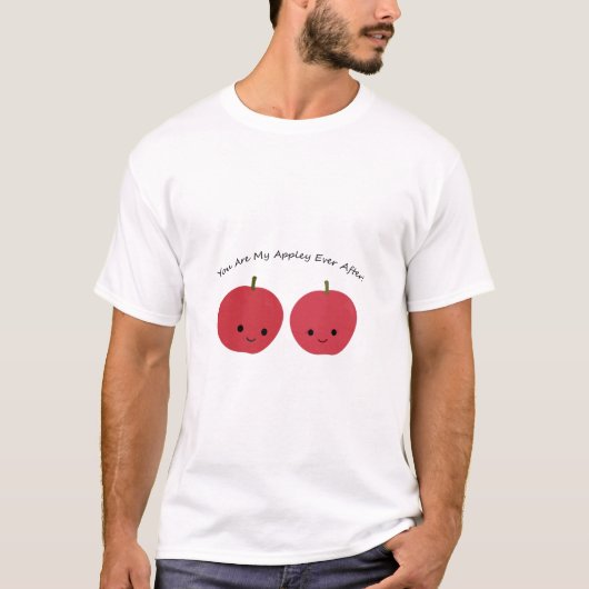 あなたは私のりんごのハッピーエンド Tシャツ (正面)