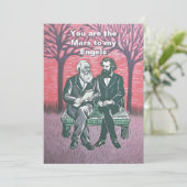 あなたは私のエンゲルス、私のマルクスよ（愛の）バレンタインカード シーズンカード (スタンド正面)