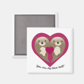 あなたは私のオッターな半分 マグネット (正面/裏面)