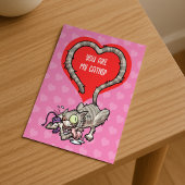 あなたは私のカブの代わりになるバおもしろいレンタイン猫 シーズンポストカード