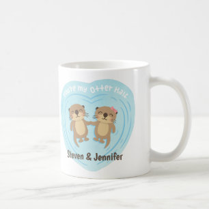 あなたは私のカワウソのソウルメイト ペアマグカップ オーダーメイド コーヒーマグカップ