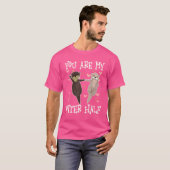 あなたは私のカワウソの片割れ Tシャツ (正面フル)
