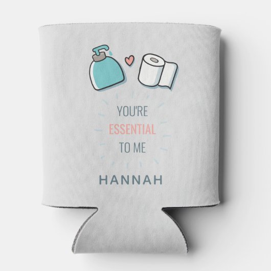 あなたは私のガールフレンドに不可欠誕生日Gag 缶クーラー (裏面)