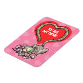 あなたは私のキャッおもしろいプ・バレンタインの猫漫画だ マグネット (左側)