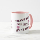 あなたは私のクラスの感謝を先生してくれてありがとう マグカップ (正面右)