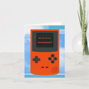 あなたは私のグロムスマンのハンドヘルド電子ゲームであるか ノートカード