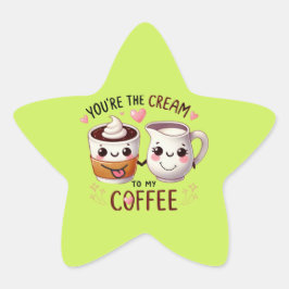 あなたは私のコーヒーにクリーム – Cute Stickers & La 星シール