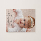 あなたは私のゴッドファーザーの上品な写真でパーソナライズされたすか ジグソーパズル (横)