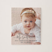 あなたは私のゴッドファーザーの上品な写真でパーソナライズされたすか ジグソーパズル (縦)