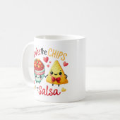 あなたは私のサルサにチップ –  コーヒーマグカップ (正面左)
