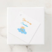 あなたは私のサンシャインイエローオレンジの太陽の光の雲 フェイバータグ (インサイチュ)