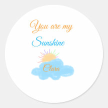 あなたは私のサンシャインイエローオレンジの太陽の光の雲