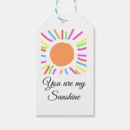 あなたは私のサンシャインイエローオレンジの太陽の光を追加nam ギフトタグ