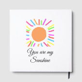 あなたは私のサンシャインイエローオレンジの太陽の光を追加nam ゲストブック (裏面)