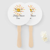 あなたは私のサンシャインイエローオレンジの太陽の光を追加nam ハンドファン (正面&裏面)