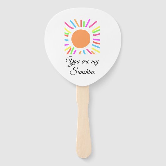 あなたは私のサンシャインイエローオレンジの太陽の光を追加nam ハンドファン (正面)