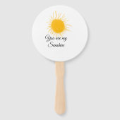 あなたは私のサンシャインイエローオレンジの太陽の光を追加nam ハンドファン (正面)